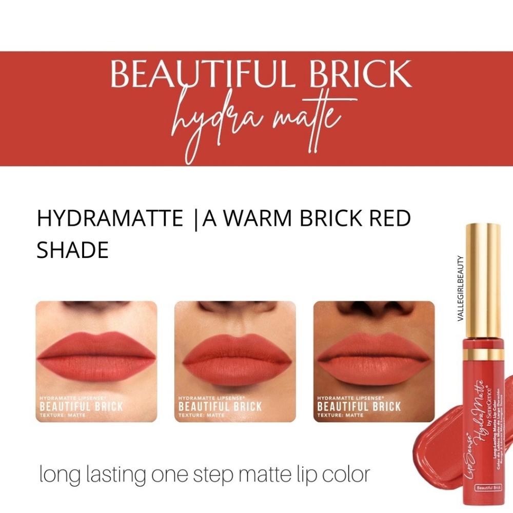 Beautiful Brick Lipsense Cream (Previously HydraMatte) Lip Color